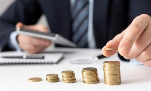 front-view-finance-business-elements-assortment_23-2148793759